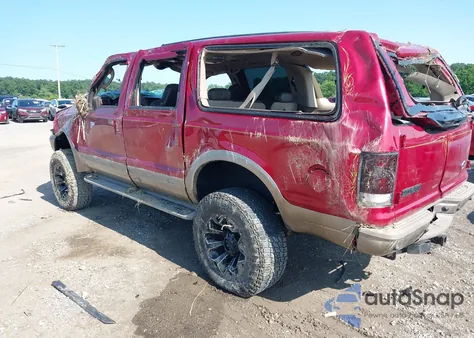 2003 Ford Excursion Eddie Bauer from USA, damaged, VIN 1FMSU45FX3EA28649